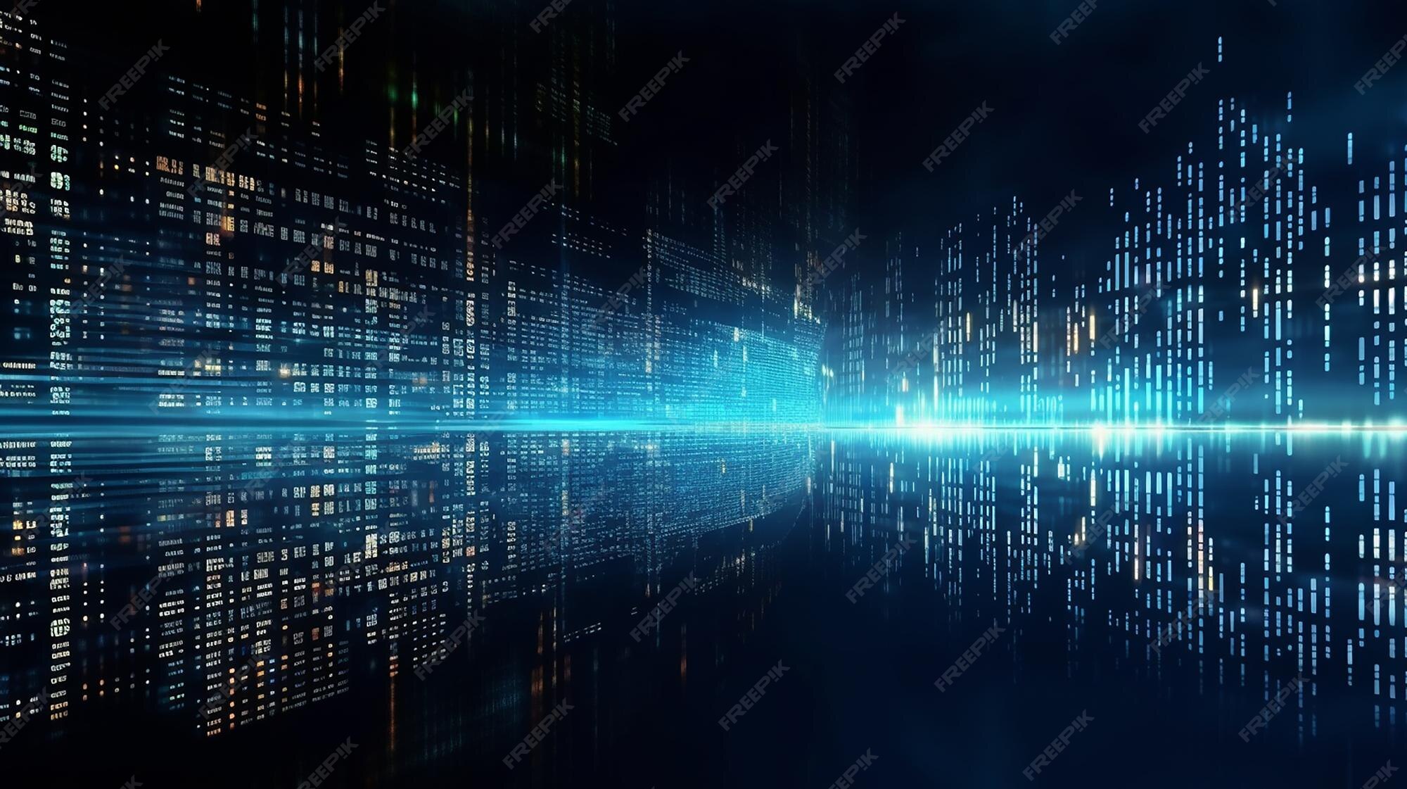 Premium AI Image | source code scrolling 4k loop animation program code