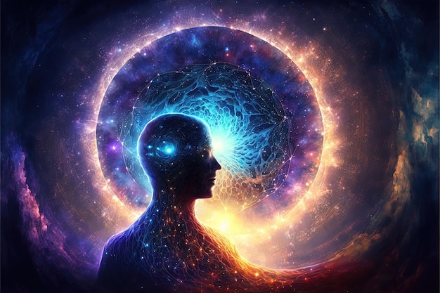 意識の源、宇宙のエネルギー、生命力、プラーナ、神の心と精神