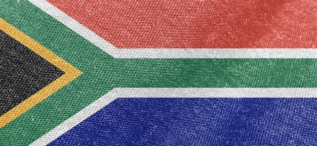 Photo south africa flag fabric cotton material wide flag wallpaper