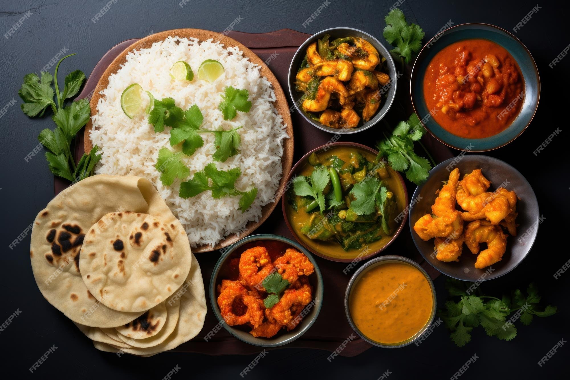South asian food ingredient vegetable appetizer premium ai generated