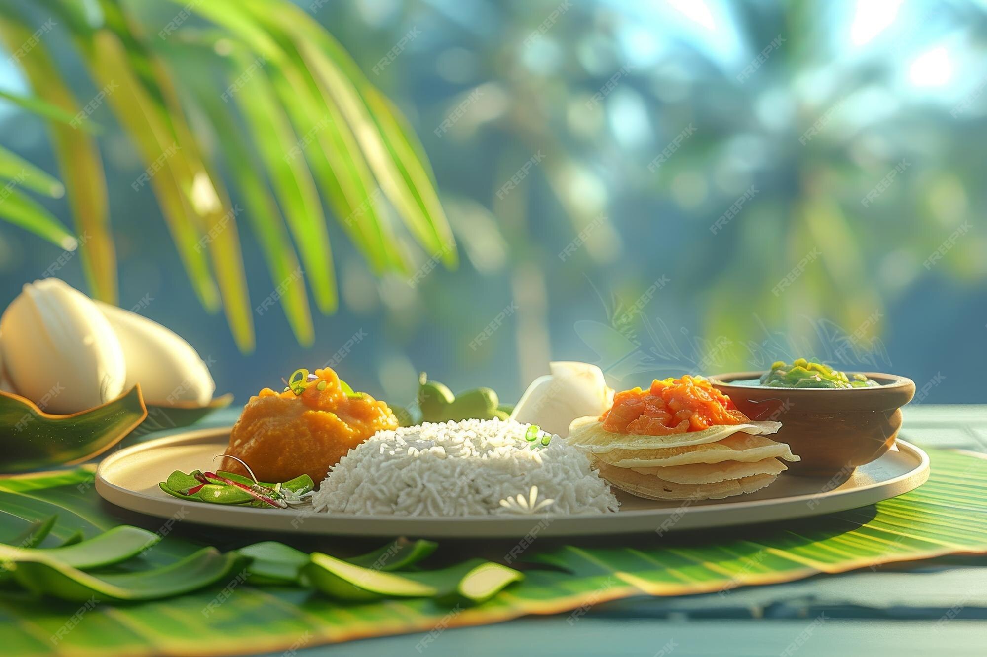 Premium Photo | South Indian Breakfast a South Indian breakfast spread