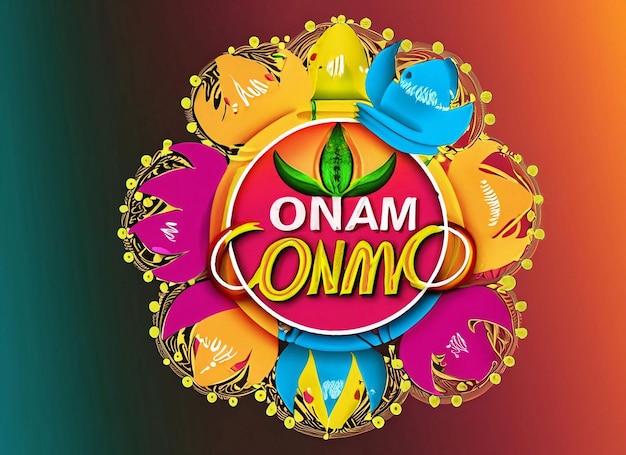 South Indian festive happy onam