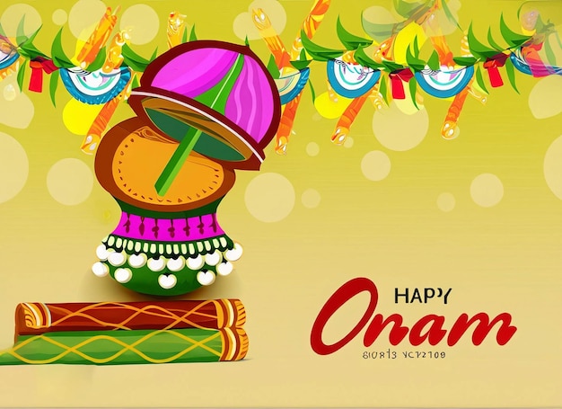 South Indian festive happy onam