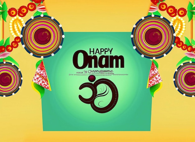 South Indian festive happy onam