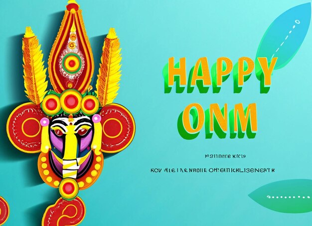 South Indian festive happy onam