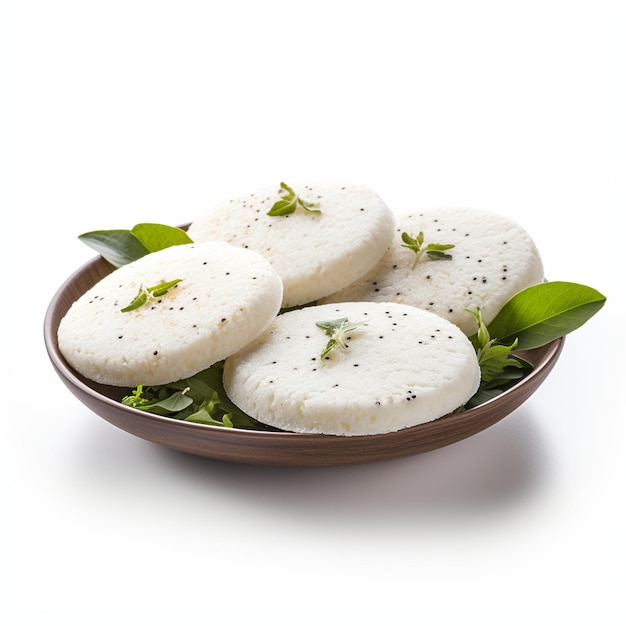 Photo south indian street food idli idly