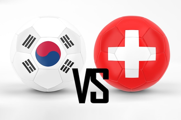한국 VS 스위스 축구