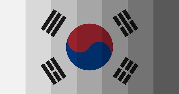 South Korean flag image background