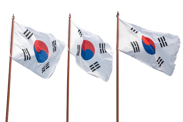 The South Korean national flag