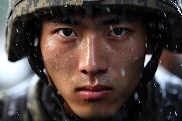 写真 韓国の兵士