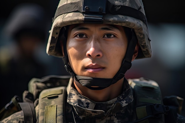 Photo south korean soldier