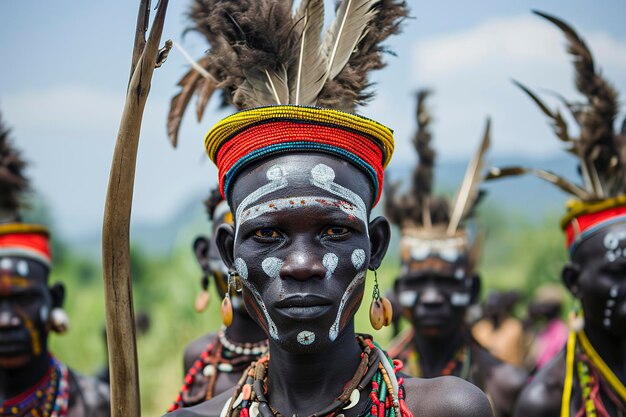 Фото Южные племена как воины эфиопии