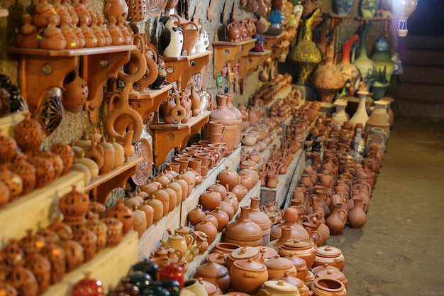 Souvenirwinkel in cappadocië, turkije