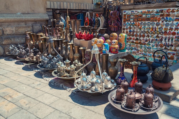 Souvenirwinkel in de oude stad, de stad Bakoe, Azerbeidzjan