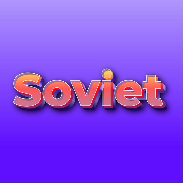 Photo soviettext effect jpg gradient purple background card photo