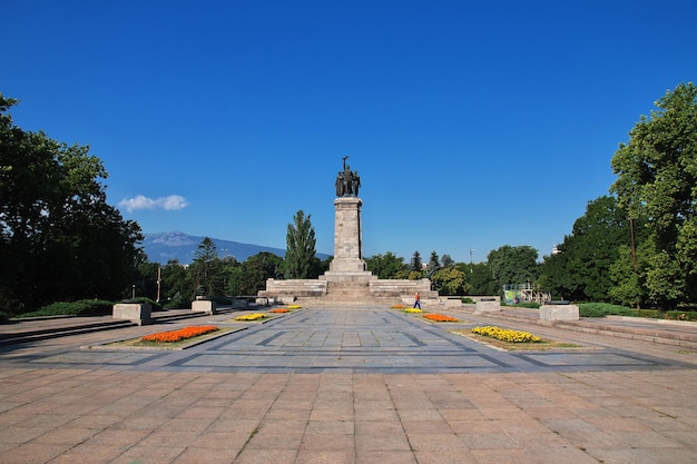 Sovjetlegermonument in Sofia, Bulgarije