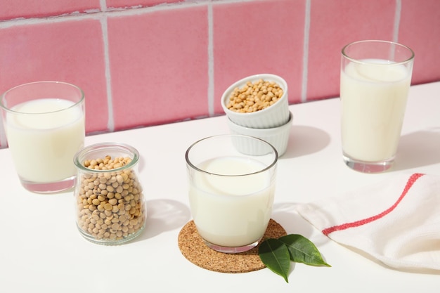 Soy milk and soy composition for healthy food concept