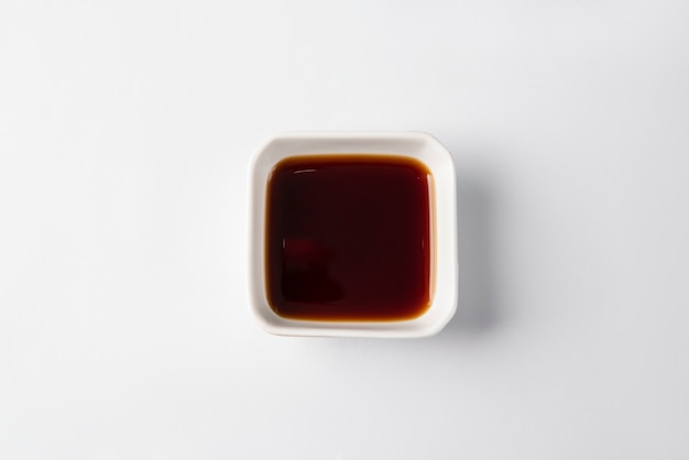 Foto salsa di soia, condimento tradizionale giapponese