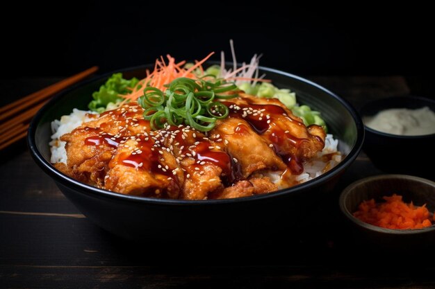 Soy Sesame Chicken Katsu Donburi Bliss