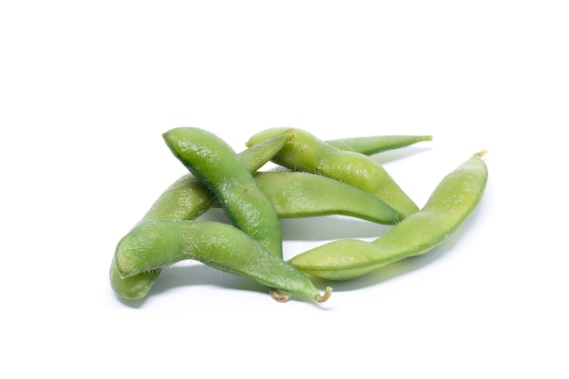 Soybean white background