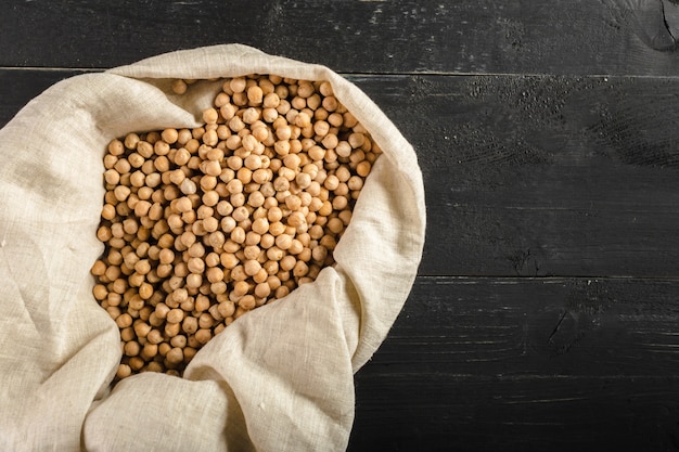 Soybean on wood table