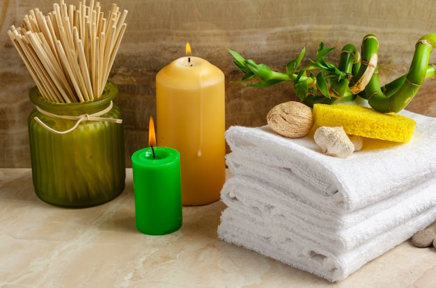 spa accessoires op hout