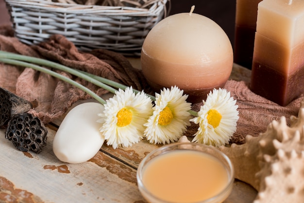 Spa accessories with soap