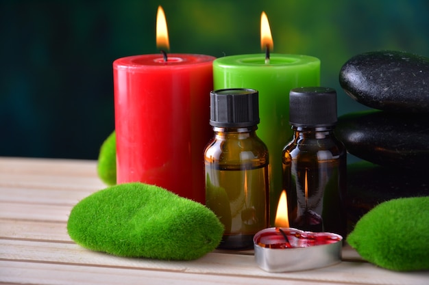 Spa behandeling. Aromatherapie essentie