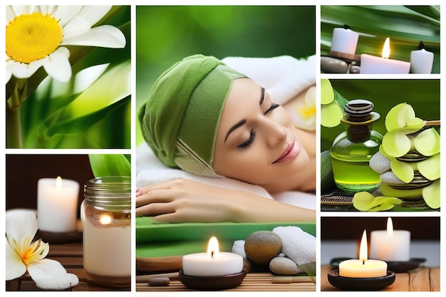 Photo spa collage