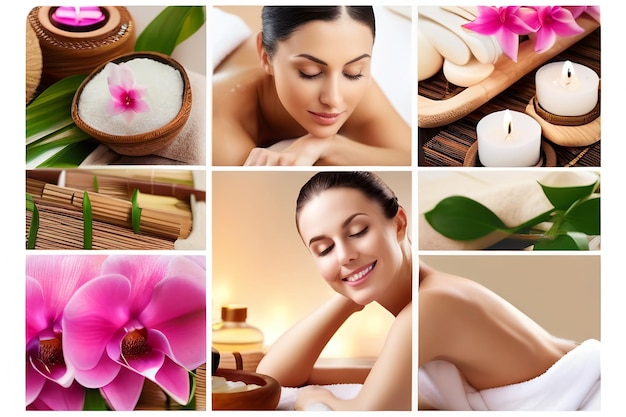 Photo spa collage