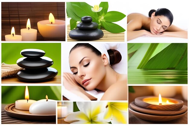 Photo spa collage