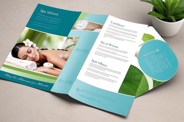 Foto spa- en wellnessbrochure