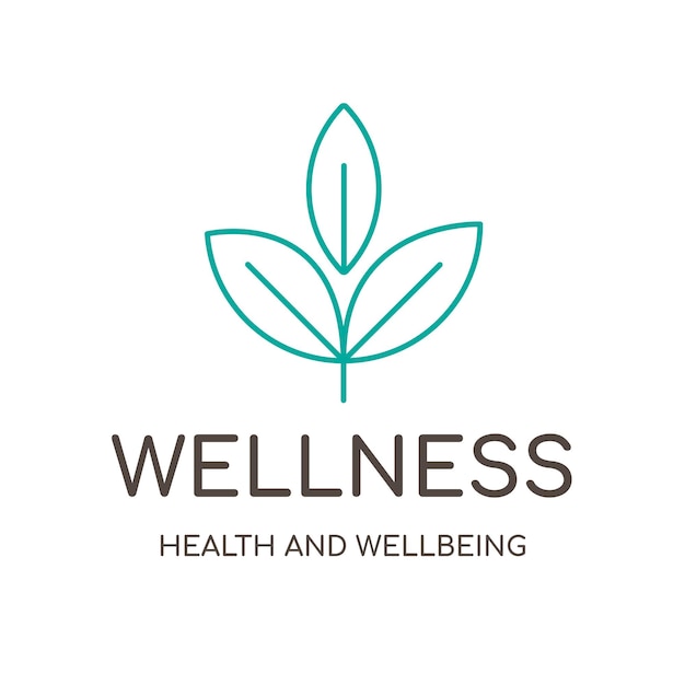 Spa logo png gezondheid wellness business branding design