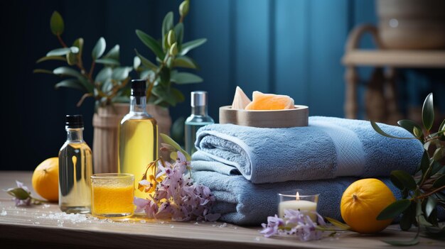 spa products HD 8K wallpaper Stock Photographic Image