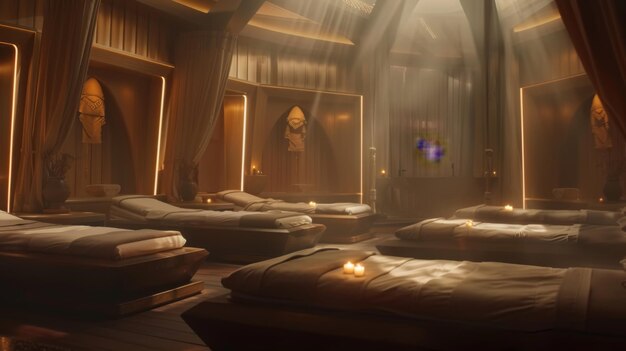 the spa room in the new star wars movie