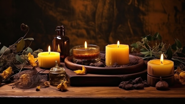 Spa-set voor aromatherapie