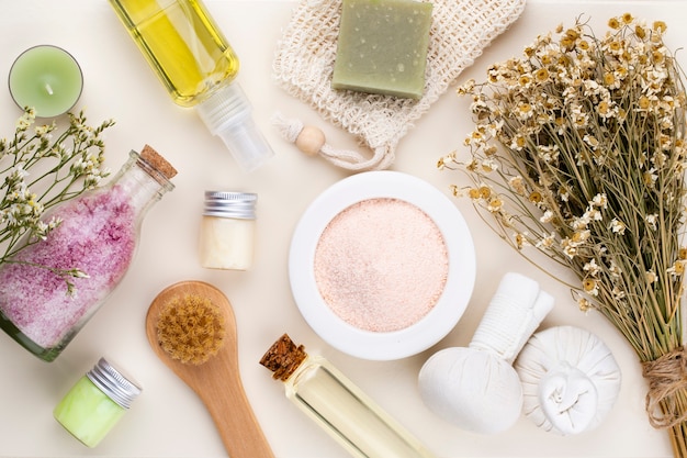 Spa and skin carehomemade cosmetics