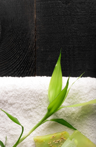 SPA still life with towel 