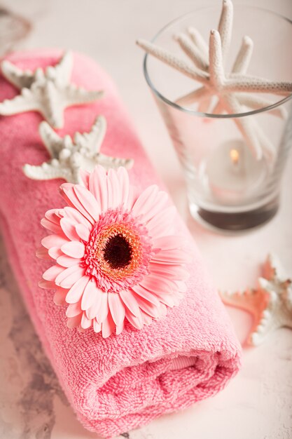 SPA still life with towel