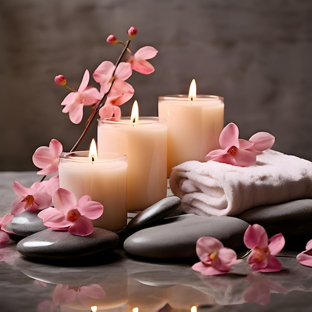 Photo spa treatment supplies