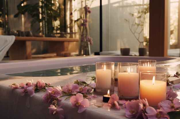 Spa treatments and relaxation