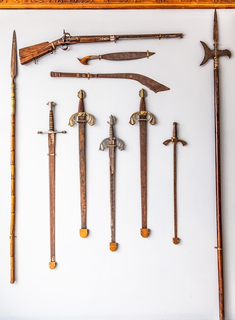 Spaans zwaard collectie detail, sigle xvi