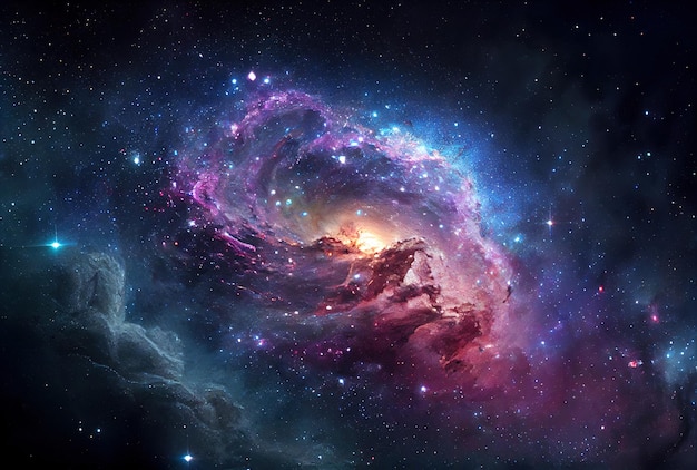 Space abstract background