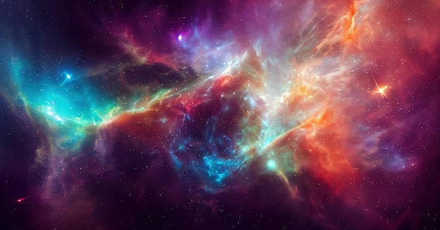 Space abstract background