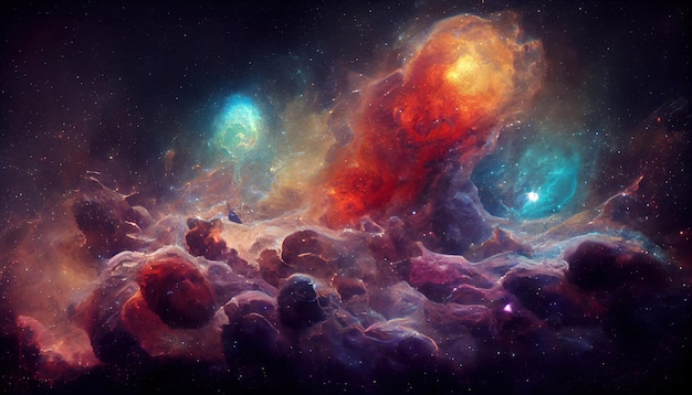 Space abstract background