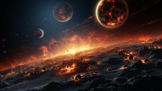 space adventure HD 8k wall paper Stock Photographic image