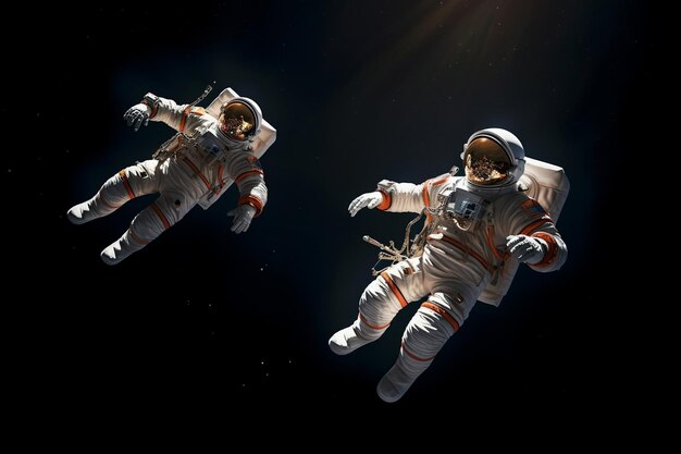 Космические костюмы Астронавты в защитных скафандрах за пределами Земли39 Генеративный искусственный интеллект