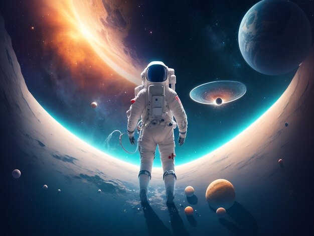 Space background images collections cute wallpapers ai generated