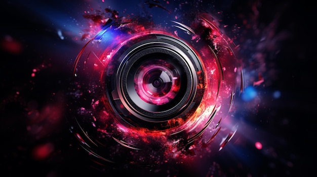 Photo space background long banner hd 8k wallpaper stock photographic image