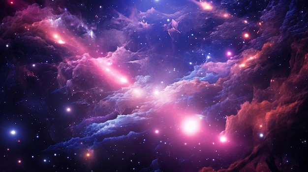 space background long banner HD 8K wallpaper Stock Photographic Image